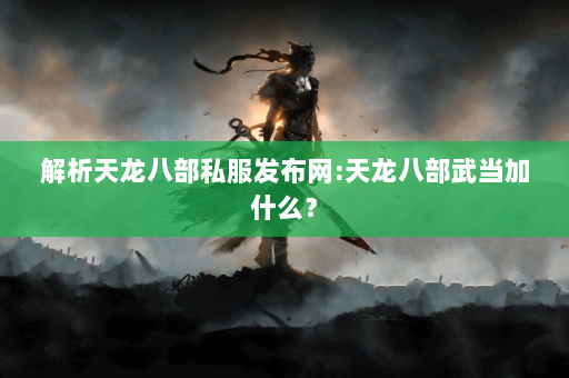 解析天龙八部私服发布网:天龙八部武当加什么？