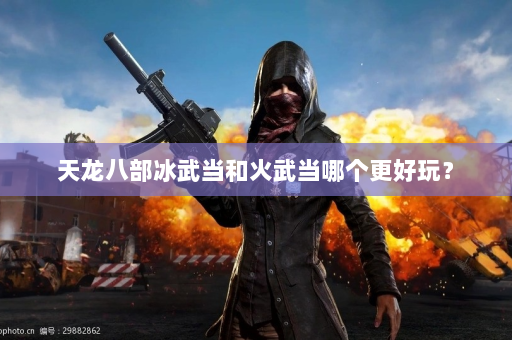 天龙八部冰武当和火武当哪个更好玩？  第2张