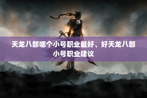 天龙八部哪个小号职业最好、好天龙八部小号职业建议  第4张