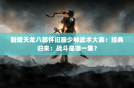 新增天龙八部怀旧服少林武术大赛：经典归来：战斗是哪一集？  第4张