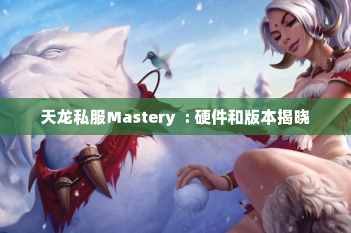 天龙私服Mastery  : 硬件和版本揭晓