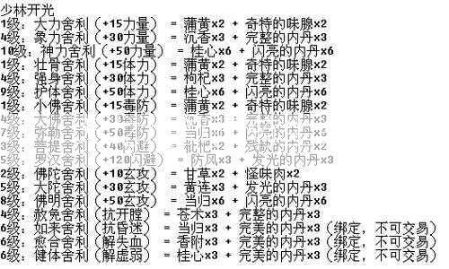 天龙八部师药生命力  第2张