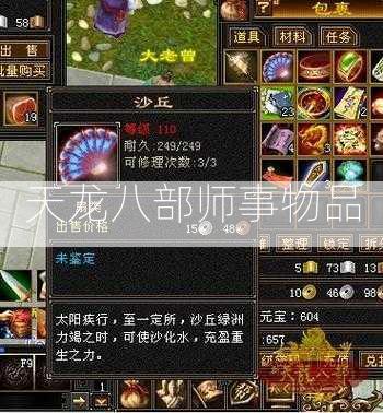 天龙八部师事物品  第2张