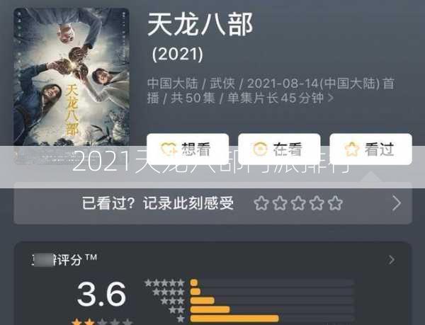 2021天龙八部门派排行 第2张