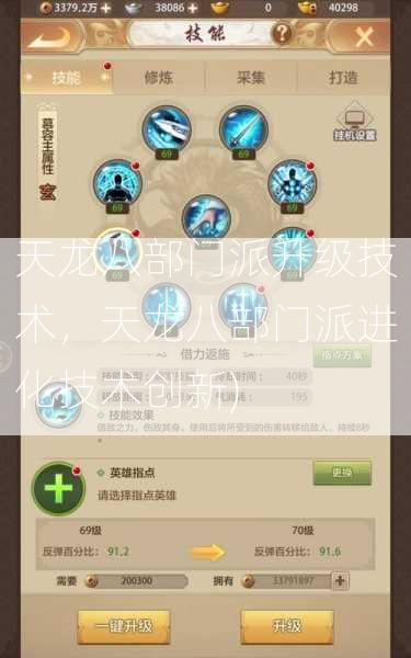 天龙八部门派升级技术，天龙八部门派进化技术创新)  第2张