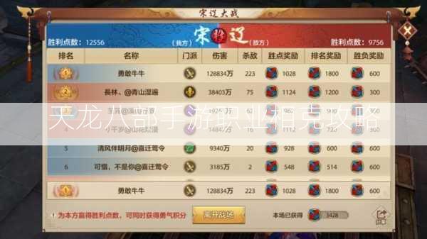 天龙八部手游职业相克攻略 第2张