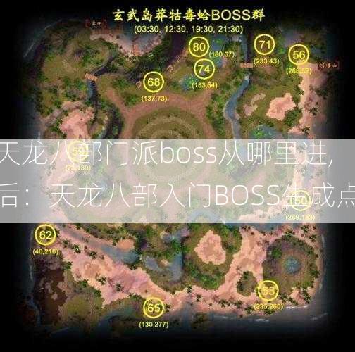 天龙八部门派boss从哪里进,后：天龙八部入门BOSS生成点