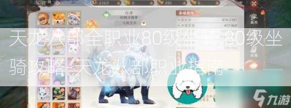天龙八部全职业80级坐骑,80级坐骑攻略-天龙八部职业指南 