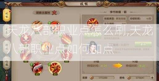 天龙八部职业点怎么刷,天龙八部职业点如何加点  第2张