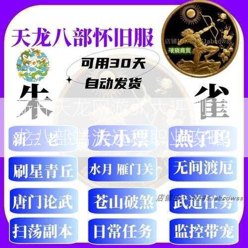 新开天龙网游sf,大评测:天龙八部端游远程职业攻略  第2张