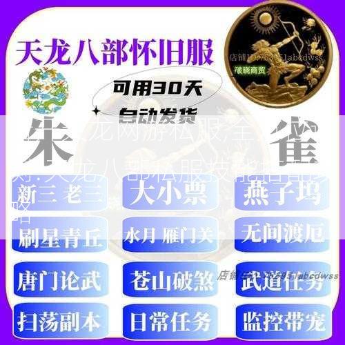 新开天龙网游私服,全方位评测:天龙八部私服技能搭配攻略