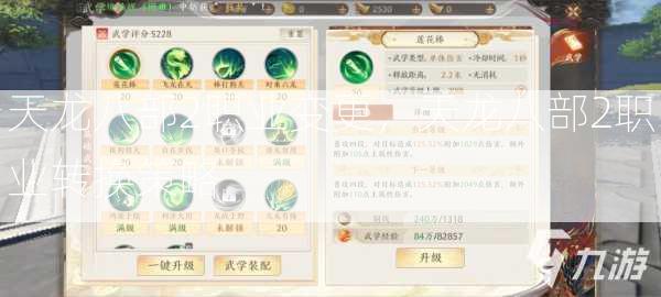 天龙八部2职业变更，天龙八部2职业转换策略