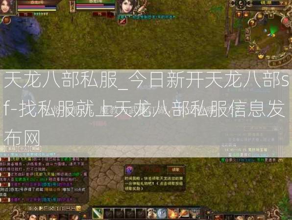天龙八部私服_今日新开天龙八部sf-找私服就上天龙八部私服信息发布网  第2张