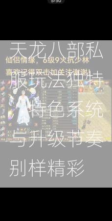 天龙八部私服玩法独特，特色系统与升级节奏别样精彩  第1张