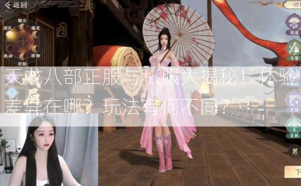 天龙八部正服与私服大揭秘！体验差异在哪？玩法有何不同？  第2张