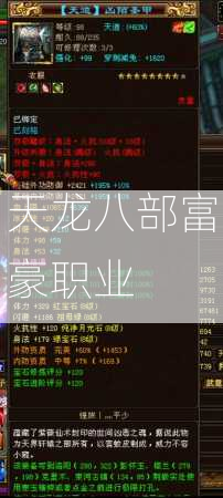 天龙八部富豪职业  第2张