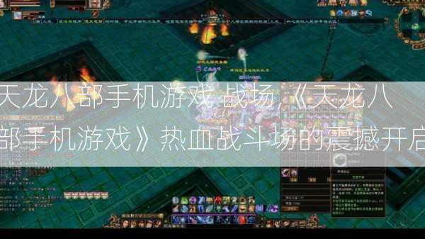 天龙八部手机游戏 战场,《天龙八部手机游戏》热血战斗场的震撼开启  第3张