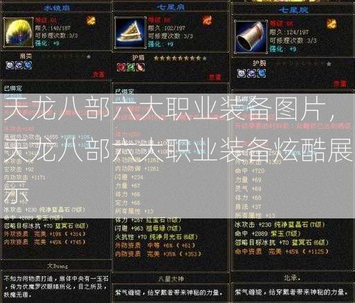 天龙八部六大职业装备图片，天龙八部六大职业装备炫酷展示  第3张