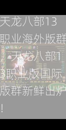 天龙八部13职业海外版群，天龙八部13职业版国际版群新鲜出炉！  第2张
