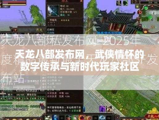 天龙八部私发布网-2025年度精品最新最全天龙八部SF发布站  第1张