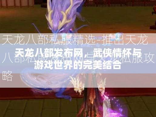天龙八部私服精选-推出天龙八部私服发布网与天龙私服攻略  第2张