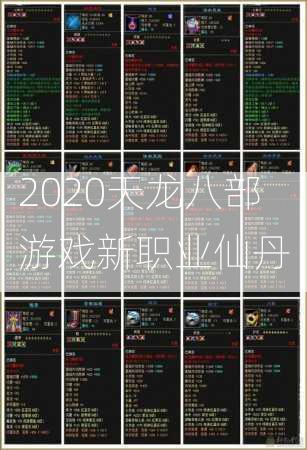 2020天龙八部游戏新职业仙丹  第2张