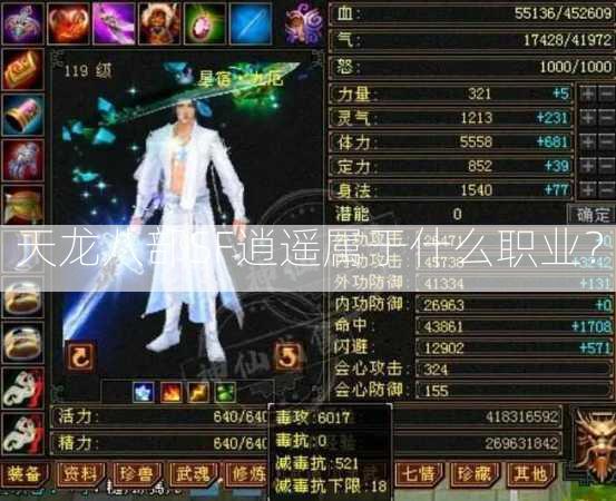天龙八部SF逍遥属于什么职业？  第2张