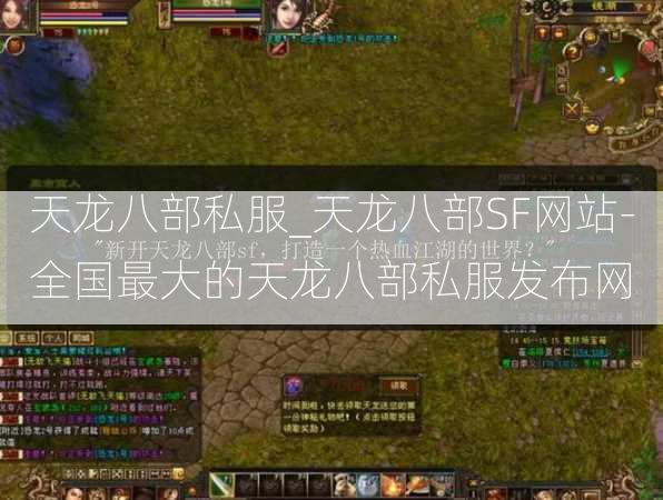 天龙八部私服_天龙八部SF网站-全国最大的天龙八部私服发布网