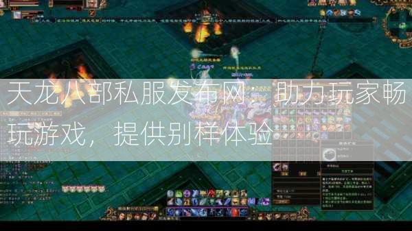 天龙八部私服发布网：助力玩家畅玩游戏，提供别样体验  第2张
