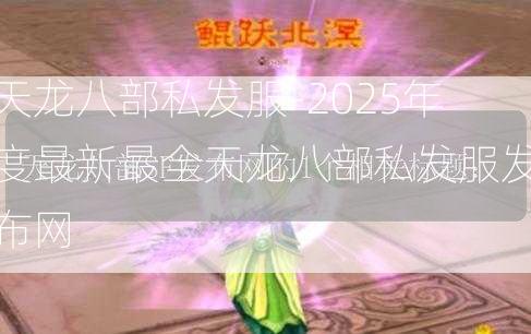 天龙八部私发服-2025年度最新最全天龙八部私发服发布网