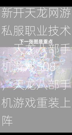 新开天龙网游私服职业技术，天龙八部手机游戏508，天龙八部手机游戏重装上阵  第2张