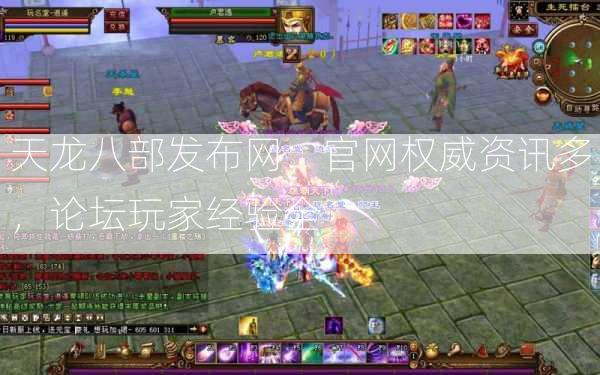 天龙八部发布网：官网权威资讯多，论坛玩家经验全
