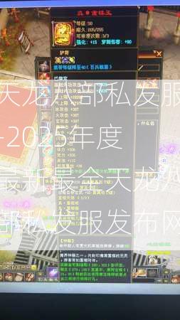 天龙八部私发服-2025年度最新最全天龙八部私发服发布网  第3张