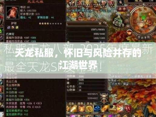 私服天龙八部-2025年度最新最全天龙SF发布站!  第3张