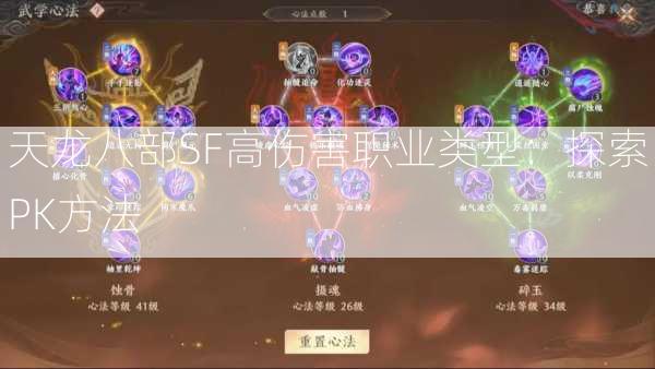 天龙八部SF高伤害职业类型：探索PK方法