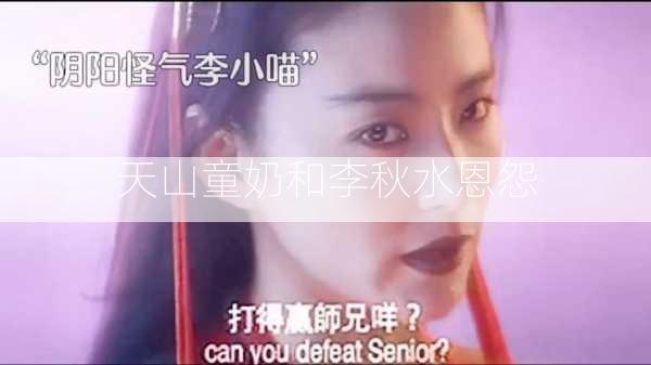 天山童奶和李秋水恩怨  第2张