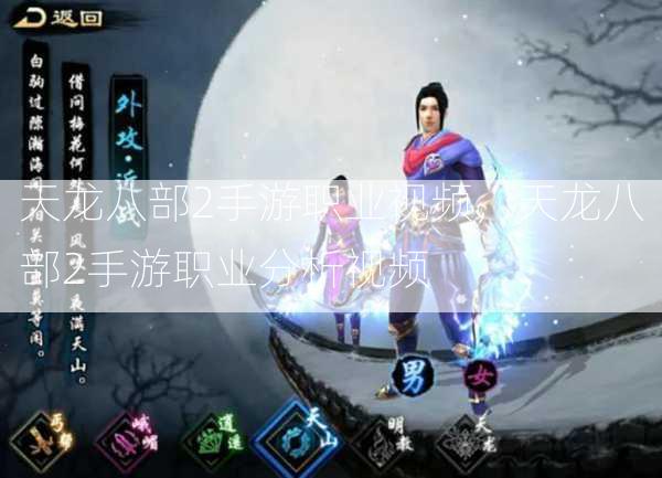 天龙八部2手游职业视频，天龙八部2手游职业分析视频  第3张