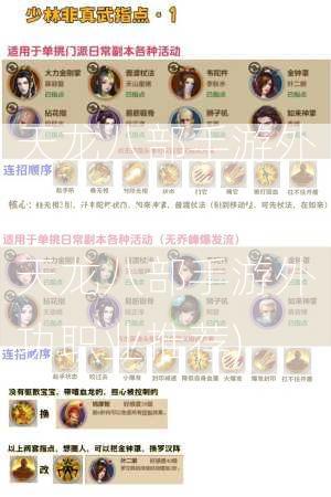 天龙八部手游外功哪个好打？，天龙八部手游外功职业推荐)  第2张