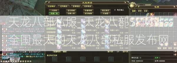 天龙八部私服_天龙八部SF网站-全国最大的天龙八部私服发布网  第2张