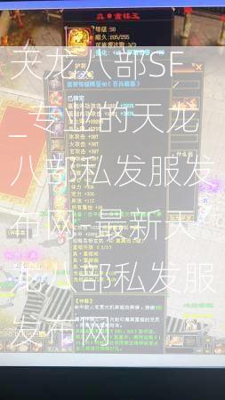 天龙八部SF_专业的天龙八部私发服发布网-最新天龙八部私发服发布网  第4张